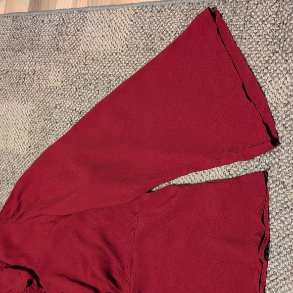 Ava & Viv Women's Top Ruffle Neck Boho Hook & Eye Hippie Fairy Blouse 3x - Picture 5 of 8